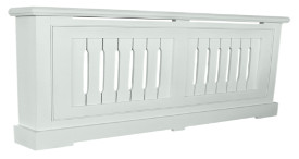 Painted tulipwood radiator cover